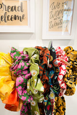 ✨ Handmade Bow Scrunchies – A Celebration of Culture in colors.