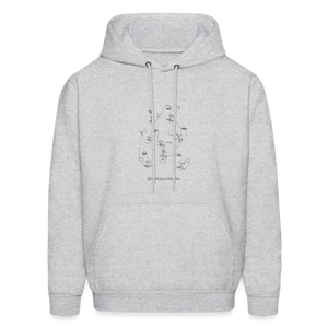 'We are the Women' Line Drawing Hoodie - ash 