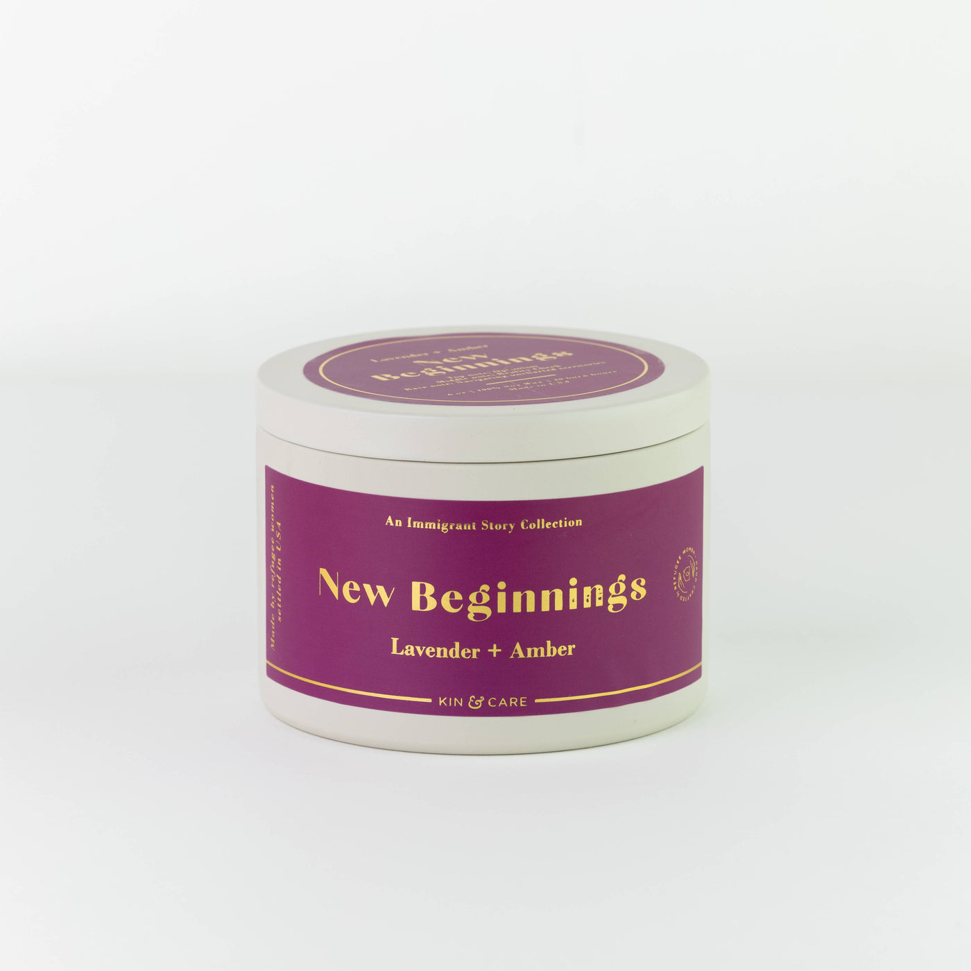 Sentiments Tin Candle - Immigrant Collection