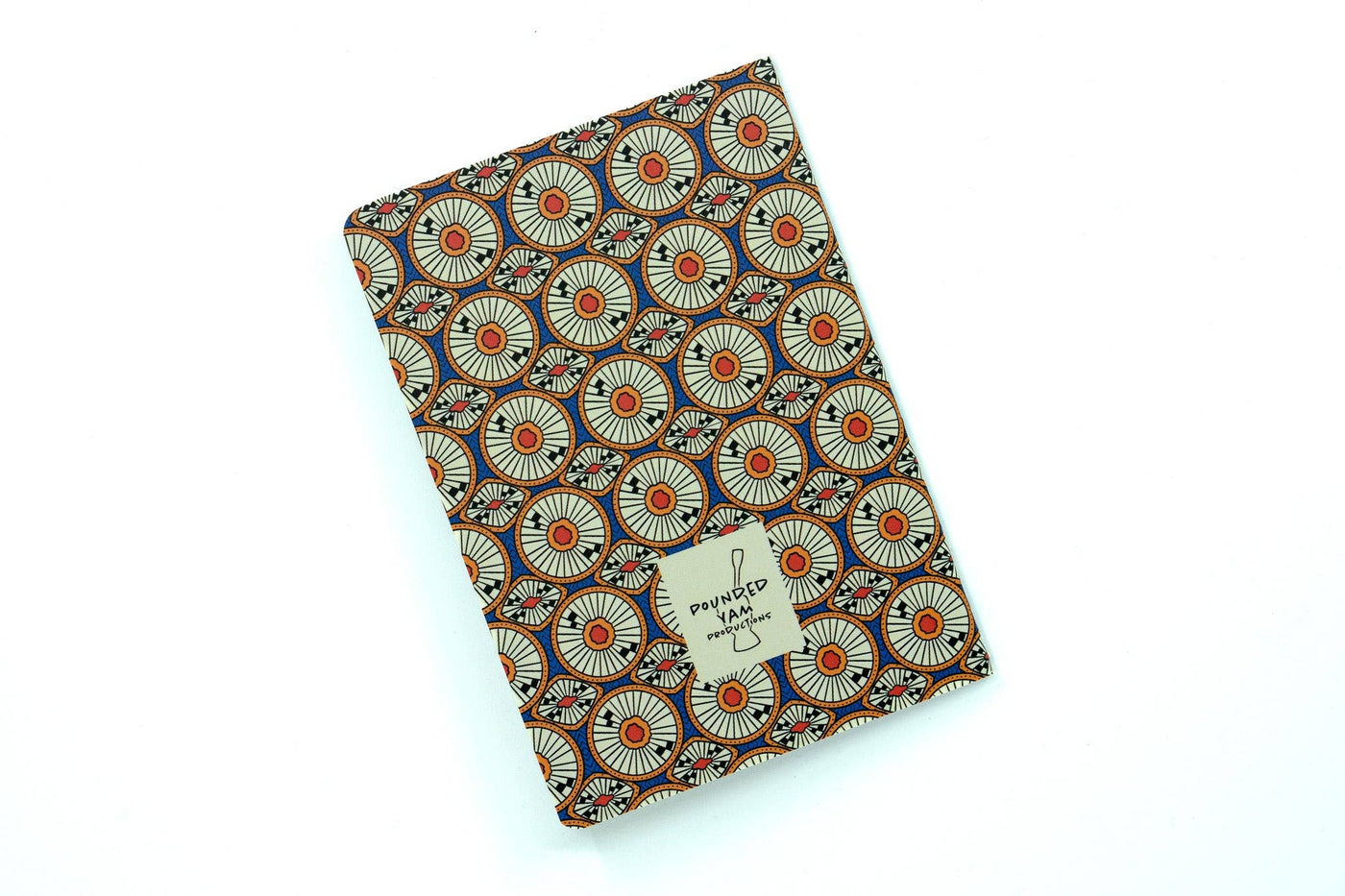 African Print Pocket Notebook - Circles (Ankara)