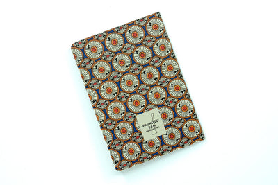African Print Pocket Notebook - Circles (Ankara)