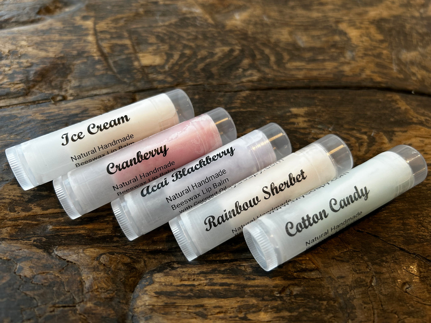 Natural Beeswax Lip Balms by Soapy