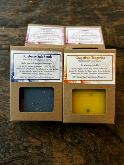 Handcrafted Soap & Scrub Collection by Soapy