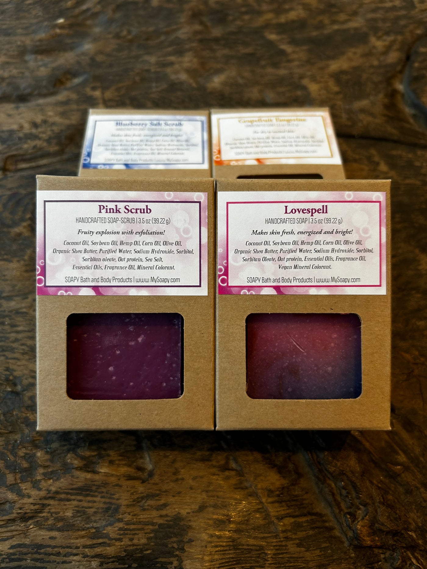 Handcrafted Soap & Scrub Collection by Soapy