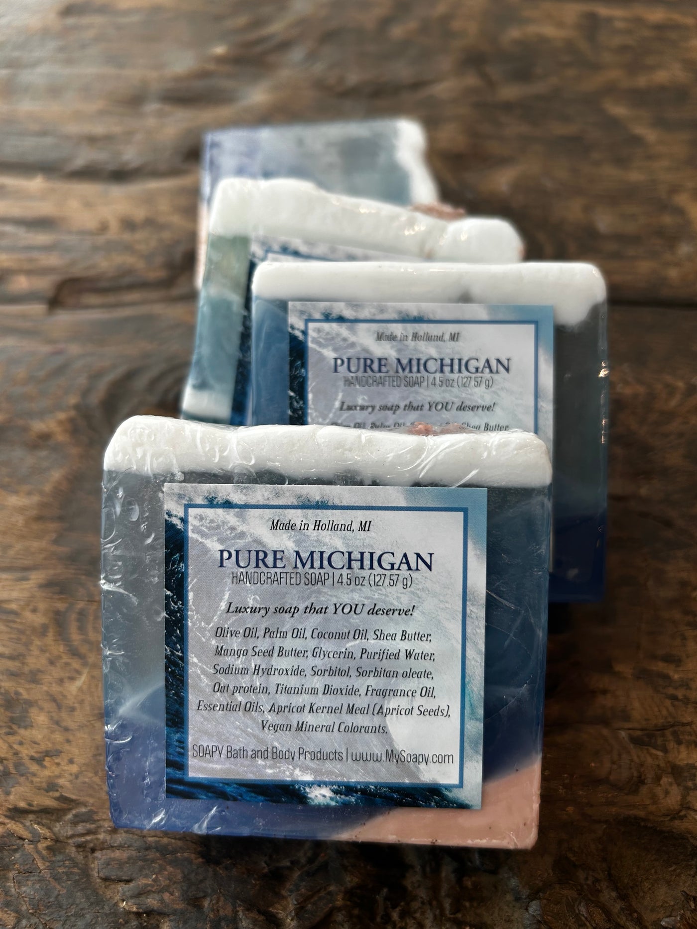 Handcrafted Soap Collection: Moccachino & Pure Michigan by Soapy