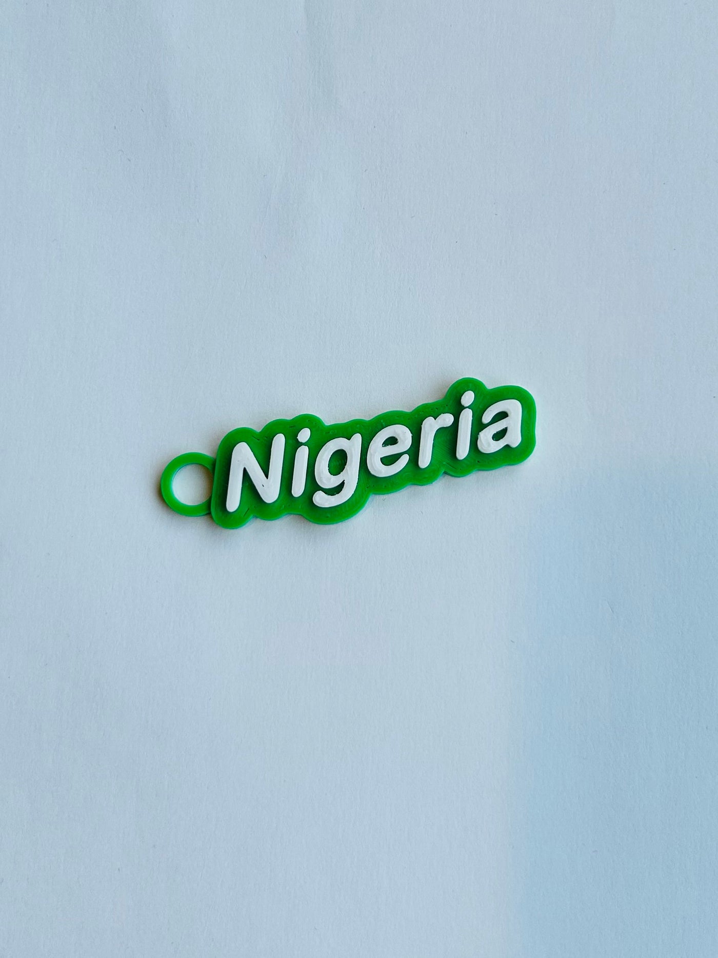 African Country Name Keychains from Kiota Print LLC