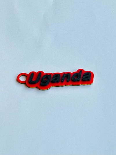 African Country Name Keychains from Kiota Print LLC
