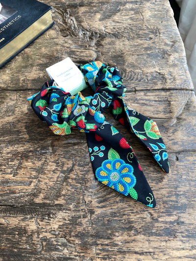 ✨ Handmade Bow Scrunchies – A Celebration of Culture in colors.