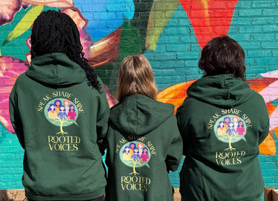 Speak.Share.Shine. Zip-up Hoodie