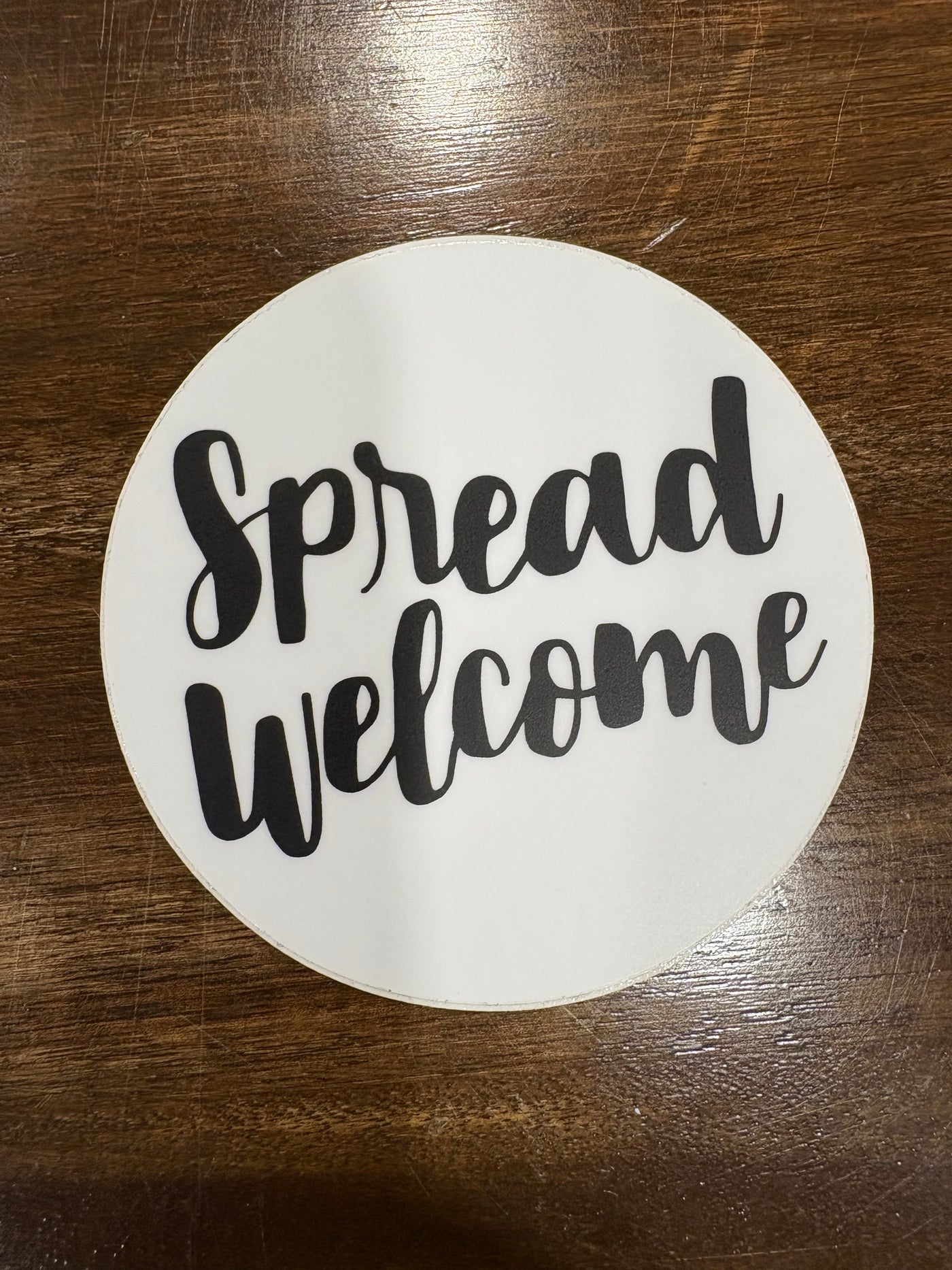 Spread Welcome Sticker