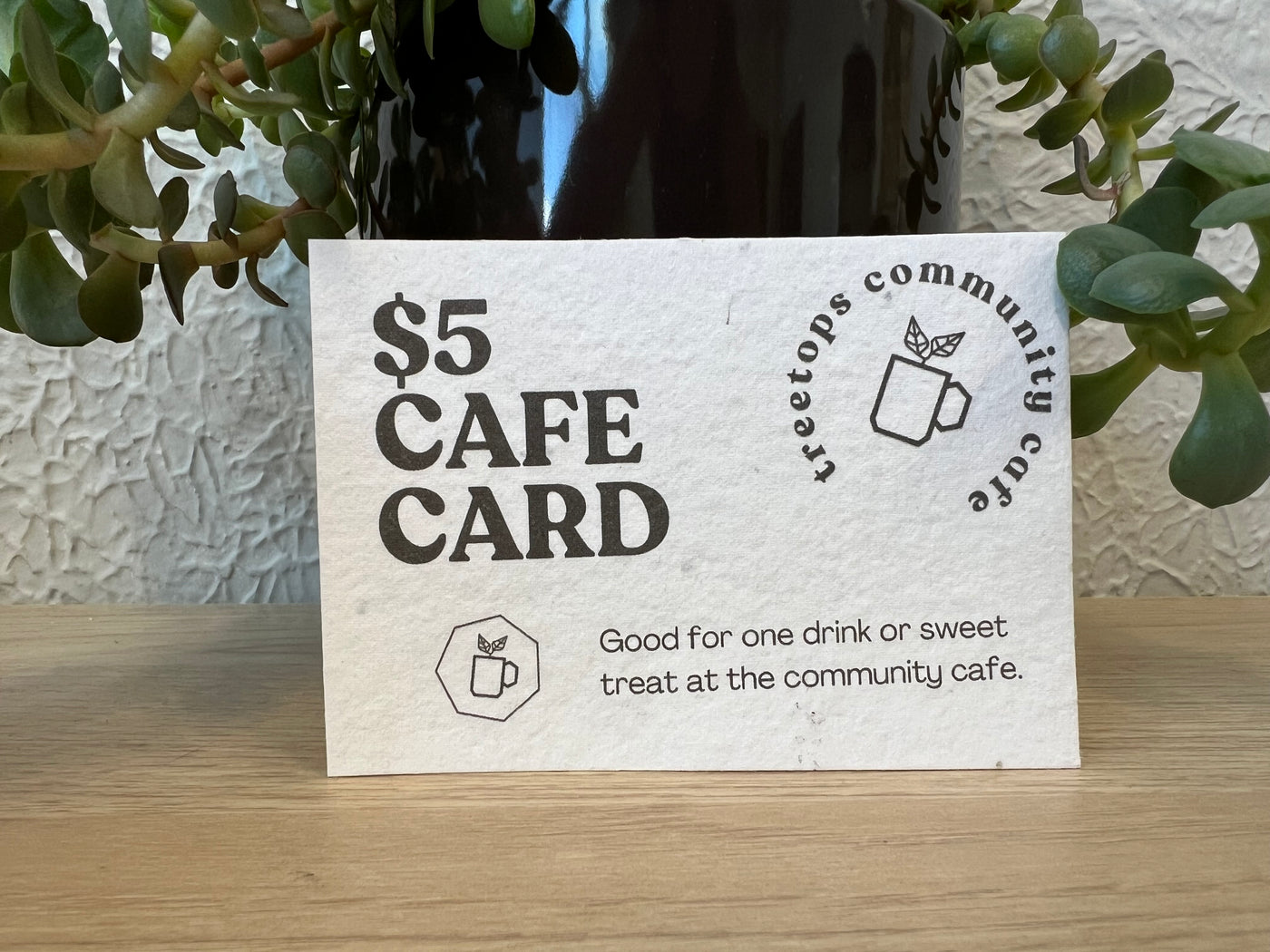 Treetops Community Cafe Punch Card