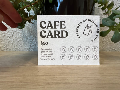 Treetops Community Cafe Punch Card