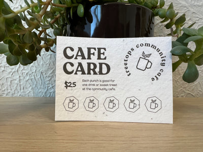 Treetops Community Cafe Punch Card