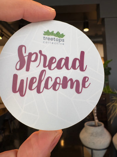 Spread Welcome Sticker
