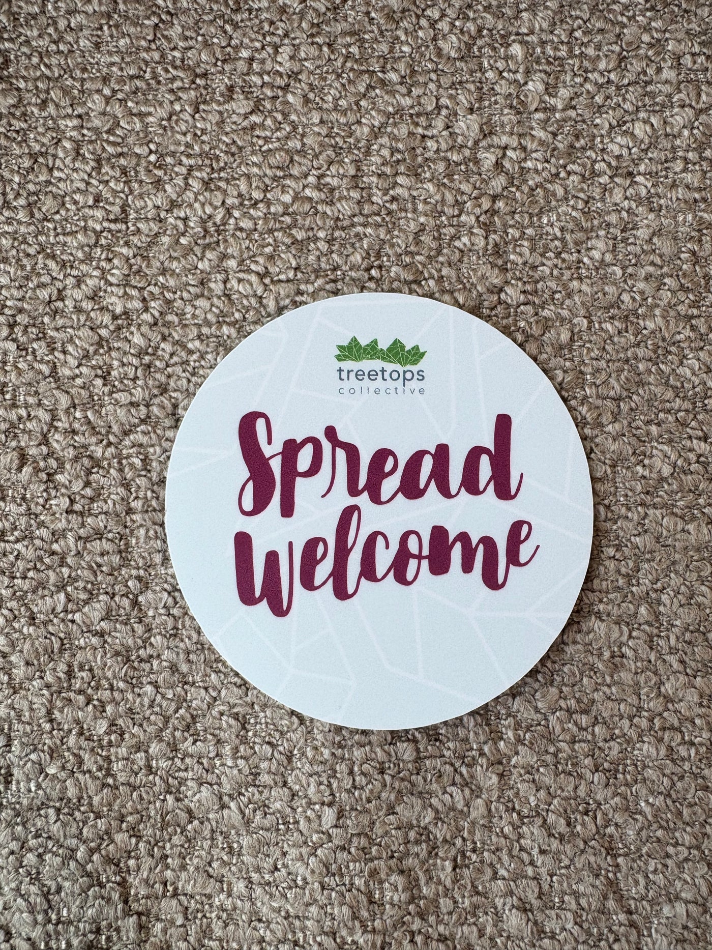Spread Welcome Sticker