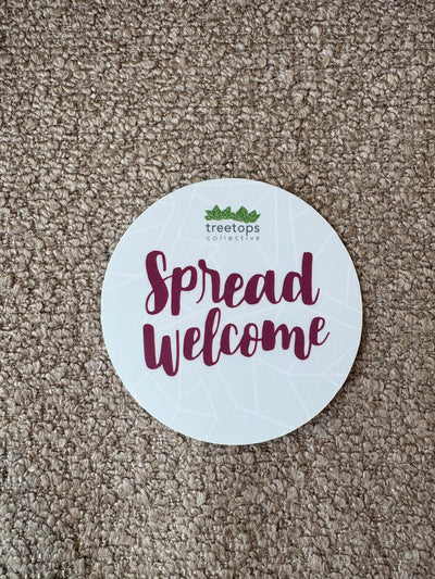 Spread Welcome Sticker