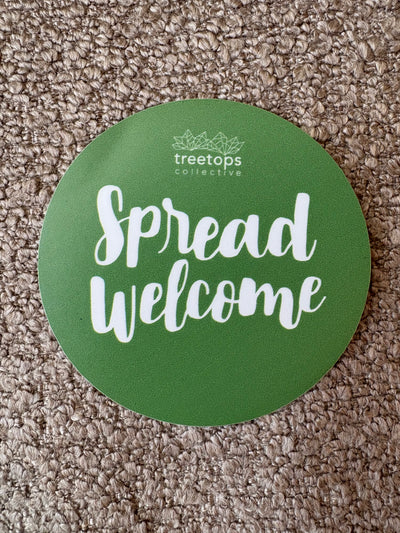 Spread Welcome Sticker