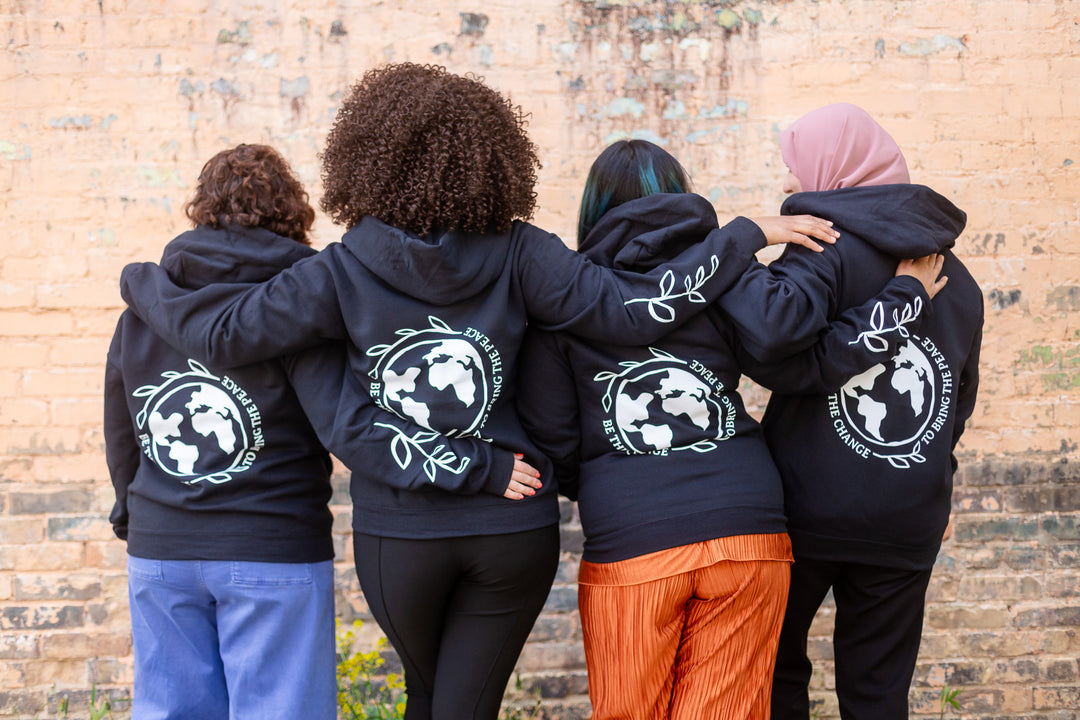 Bring the Peace Zip-Up Hoodie – Treetops Collective
