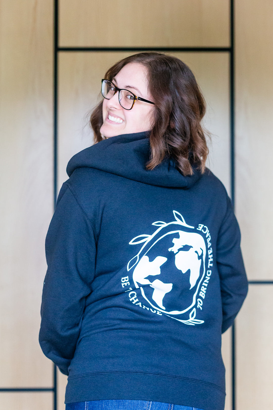 Bring the Peace Zip-Up Hoodie – Treetops Collective