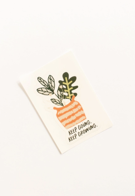 Keep Going. Keep Growing. Sticker