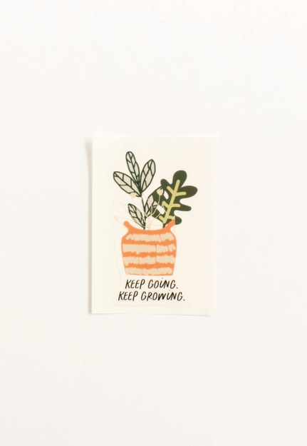 Keep Going. Keep Growing. Sticker