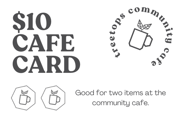 Treetops Community Cafe Punch Card