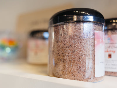 Strawberry Jam Handcrafted Salt Body Scrub by Soapy