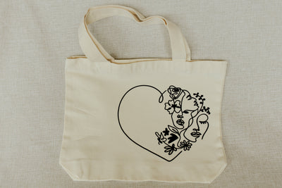 Canvas Zipper Tote