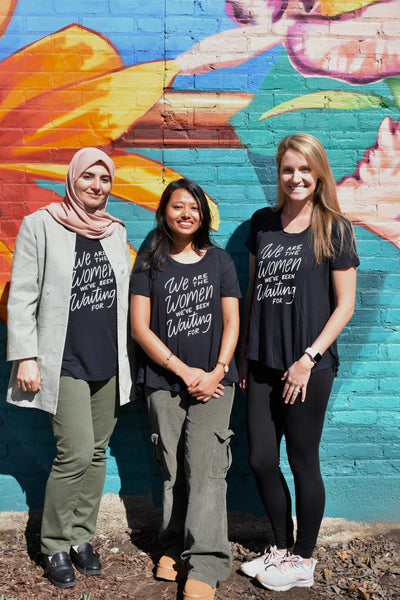 "We Are the Women" T Black - Bamboo