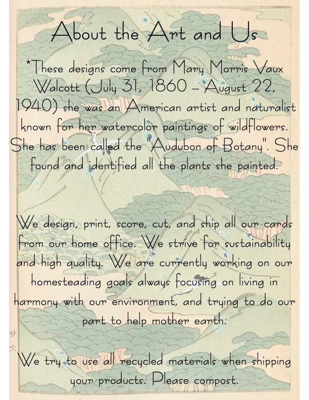 Plantable Seed Card '"Thank you"| Supports Women