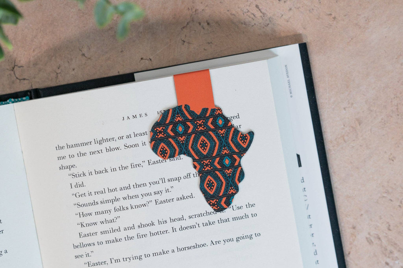 Magnetic Bookmark - African Print (Diamonds)