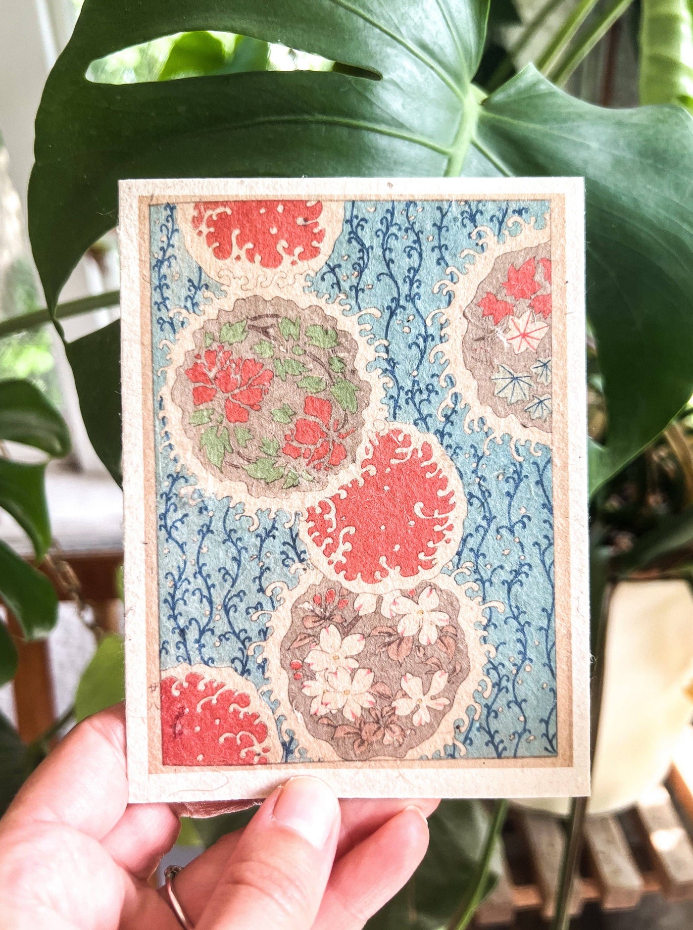 Plantable Seed Card ||  Floral circle || Supports Women