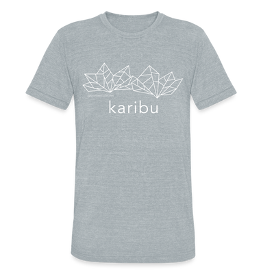 Swahili Welcome Tee - heather grey