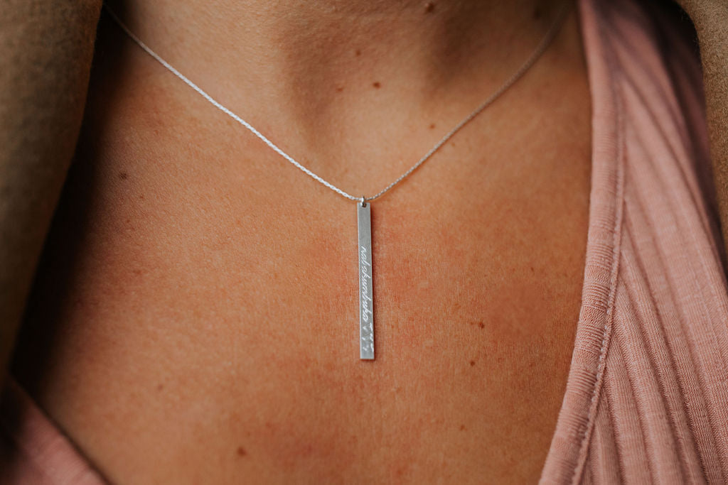 Nabakumbuka necklace in silver