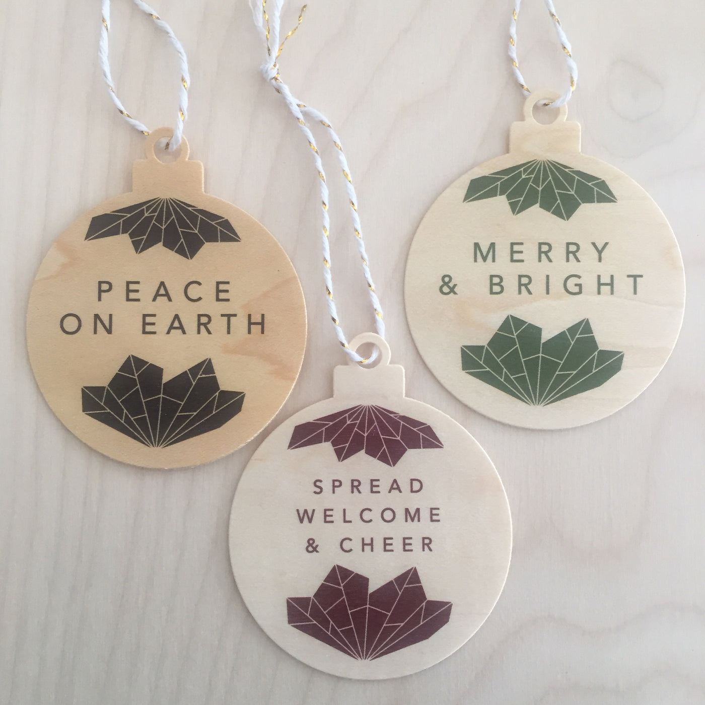 Wooden Ornaments/Tags